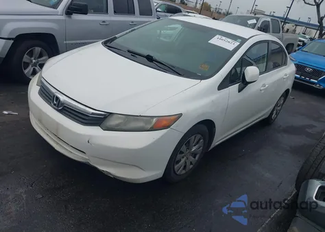 2012 Honda Civic Lx from USA, damaged, VIN 19XFB2F55CE358063